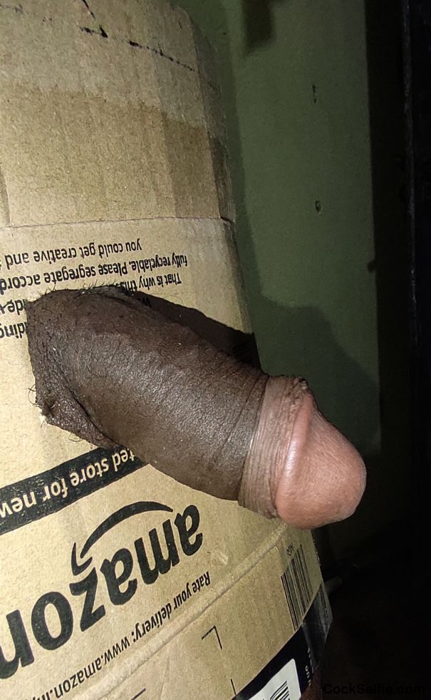 Amazon delivery - Cock Selfie