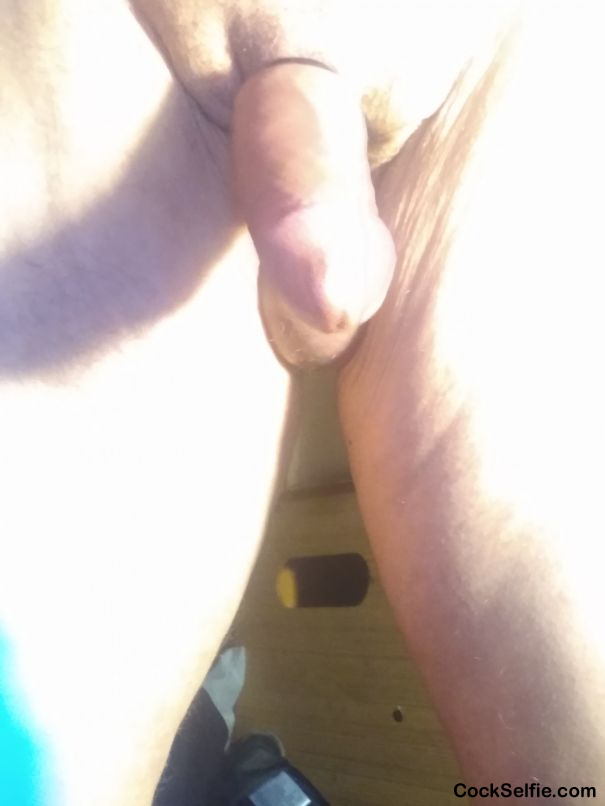 Getting some sun - Cock Selfie