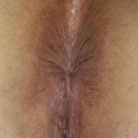 Close up of her asshole. Mssg for trades or chat - Cock Selfie