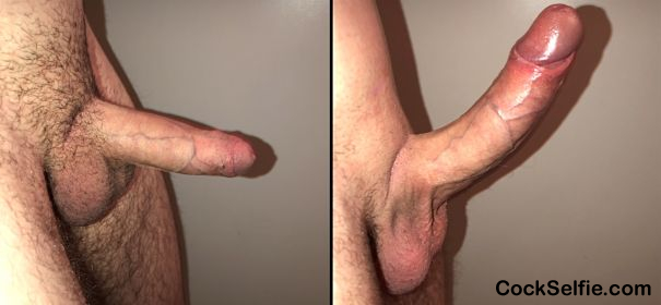 Before/After - Cock Selfie