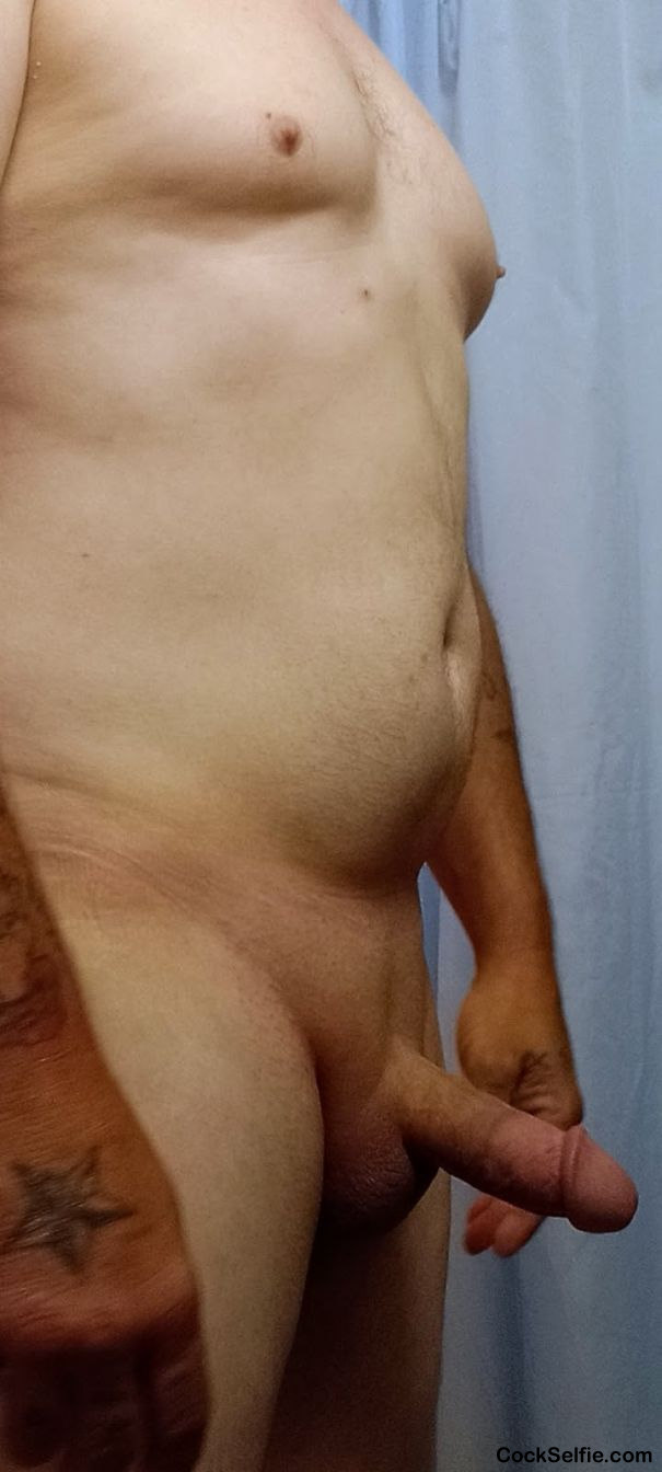 Do you like my Big fat cock Would you like to play with it It gets bigger than what it is in the picture So what do you think - Cock Selfie