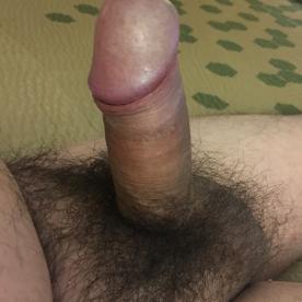 My short fat erect 44 y/o penis. - Cock Selfie