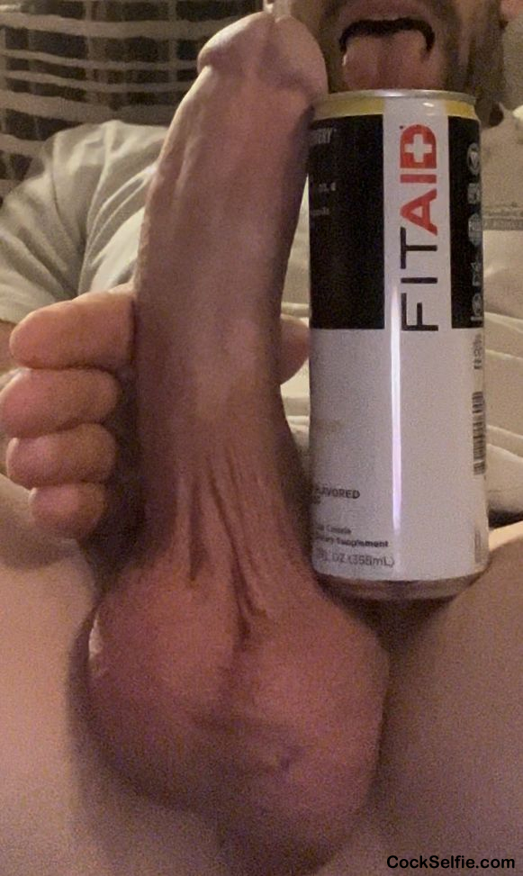 Love me some fit aid and its about the same thicknessâ€¦ what yall think of this one? - Cock Selfie