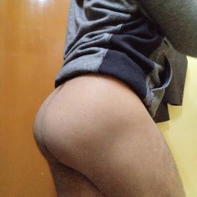 I do have a smooth Bubble butt;) - Cock Selfie
