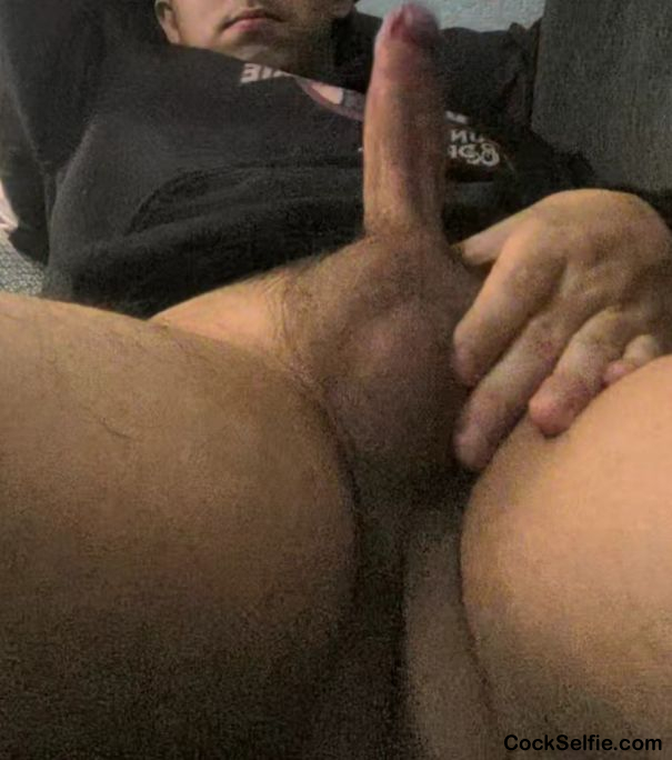 Who wants to stroke our cocks together? - Cock Selfie