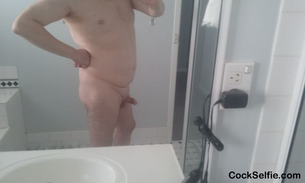 If I Get Hard Would You Suck My Cock? - Cock Selfie
