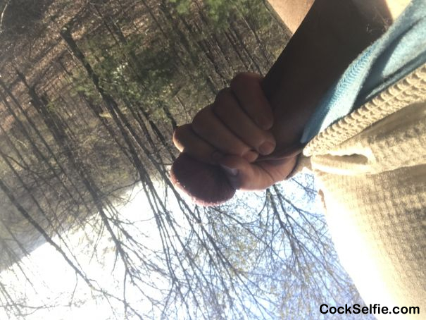 Anyone up for some outdoor ball stretching. - Cock Selfie