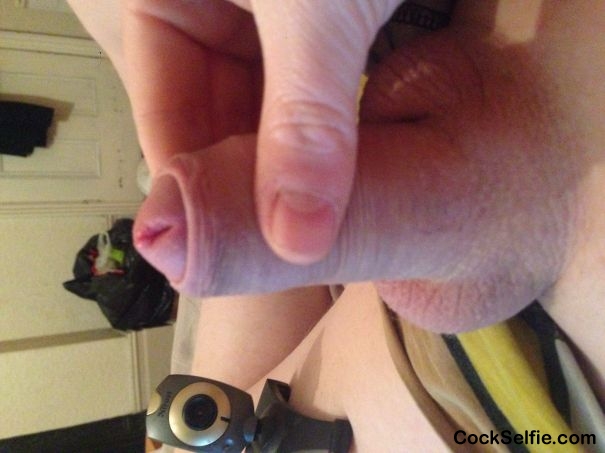 My shaven cock hit me up on skype search harddarren - Cock Selfie