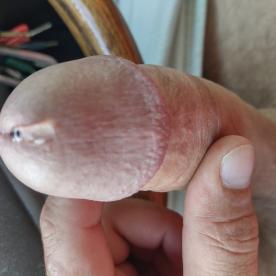 Long hard white dick - Cock Selfie