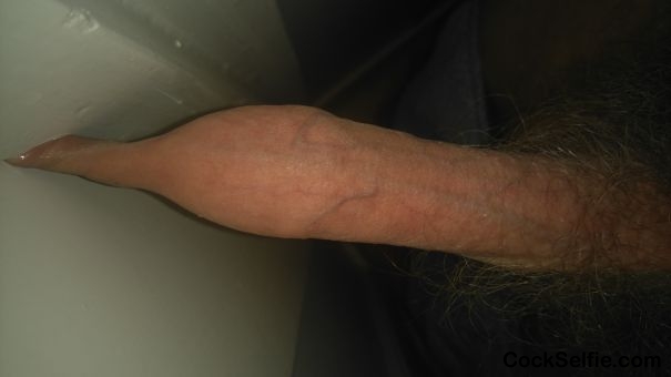 My foreskin got trapped in a door and badly stretched - Cock Selfie