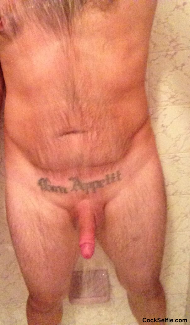 All clean Shaved and ready to play - Cock Selfie
