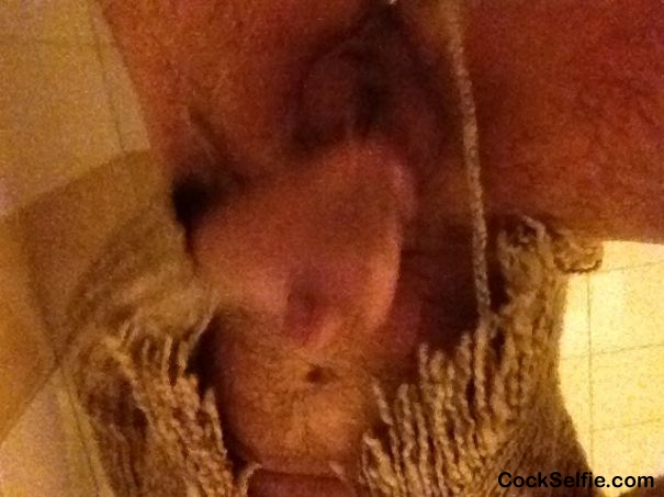 Cant turn it . - Cock Selfie