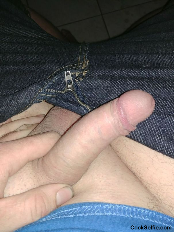 Anyone that want to help me get my cock hard? Kik me... - Cock Selfie