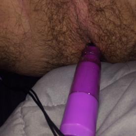 Playing with ass beads - Cock Selfie
