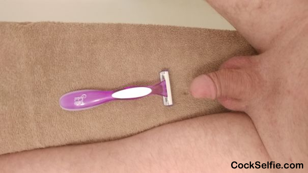 Anybody in alabama want to come shave it;) - Cock Selfie
