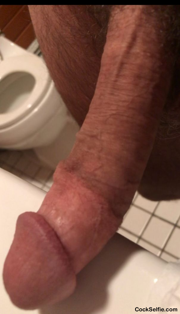Gonna fill my sink with a huge load - Cock Selfie