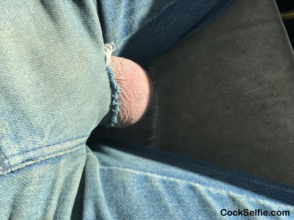 Another oops my right nut this time - Cock Selfie