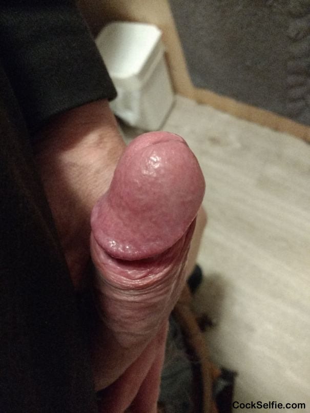 Hope you all like my Shiny penis head lol - Cock Selfie