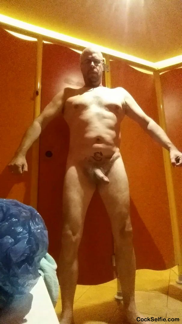 Adrian posing naked with hot cock.....!! - Cock Selfie