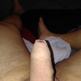 My foreskin ove my cock - Cock Selfie