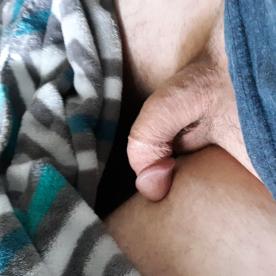 Good morning what you think of my Curved cock limp - Cock Selfie