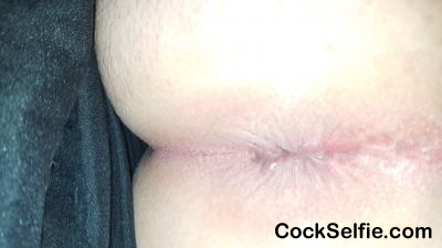 Smooth hole! - Cock Selfie