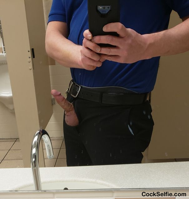 Horny at work - Cock Selfie