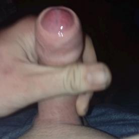 Oozing precum coz i've been edging for a while now - Cock Selfie