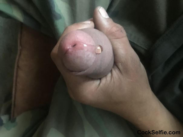 Comment: how would you tease the head of my cock. Iâ€™m in to edging ; D - Cock Selfie