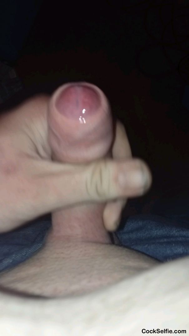 Oozing precum coz i've been edging for a while now - Cock Selfie