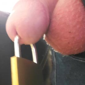 Small cock with heavy lock - Cock Selfie