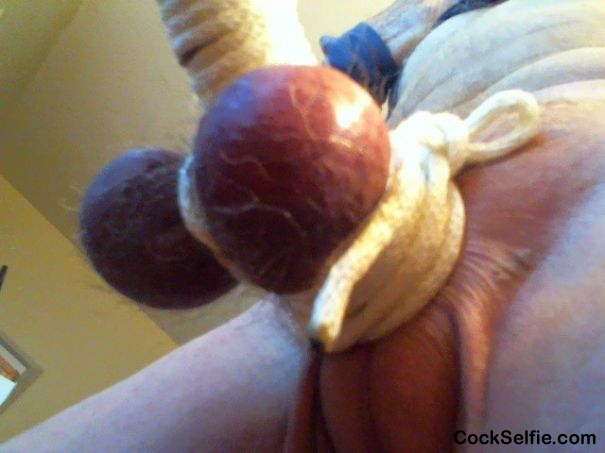 Separated Balls for the Day - Cock Selfie