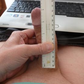 We need more measuring pictures. No hiding place with ruler against your cock! - Cock Selfie