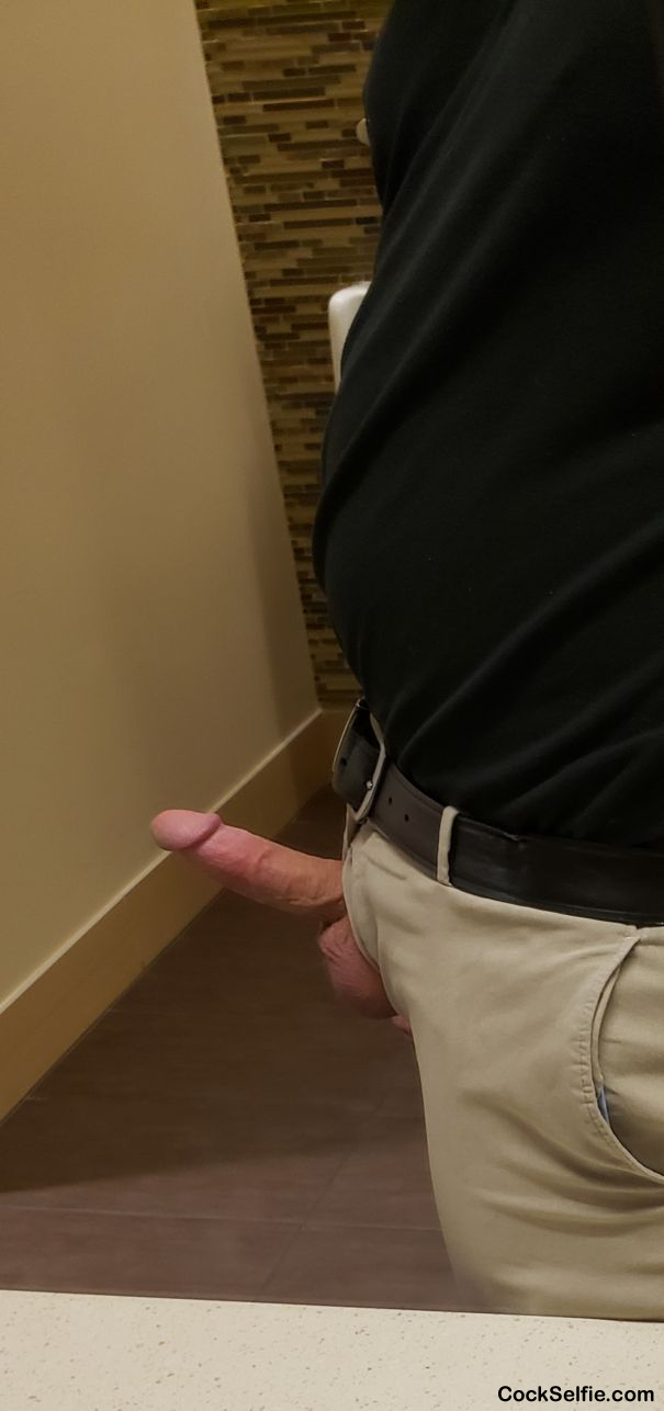 I love to whip it out and play with it in public - Cock Selfie