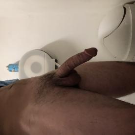 Canâ€™t get all the way hard without some love from yall (; - Cock Selfie