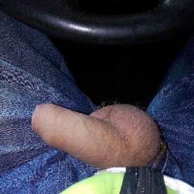 Relaxing on the way home - Cock Selfie