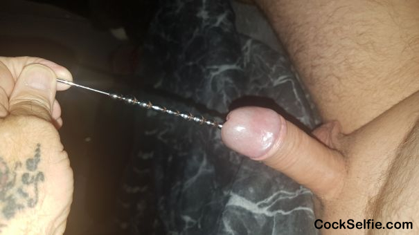 Just finished stuffing my cock - Cock Selfie