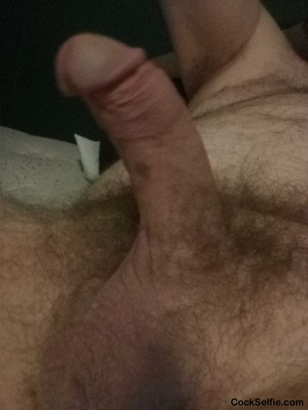 Relaxing before I'm about to jerk it - Cock Selfie