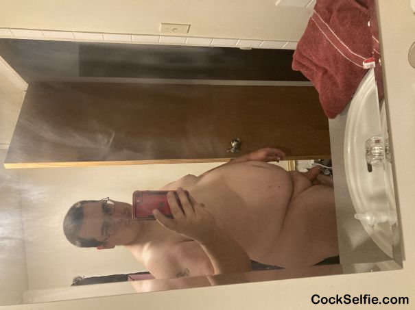 Ready For a shower - Cock Selfie