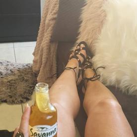 Those Legs Are To Die For. - Cock Selfie