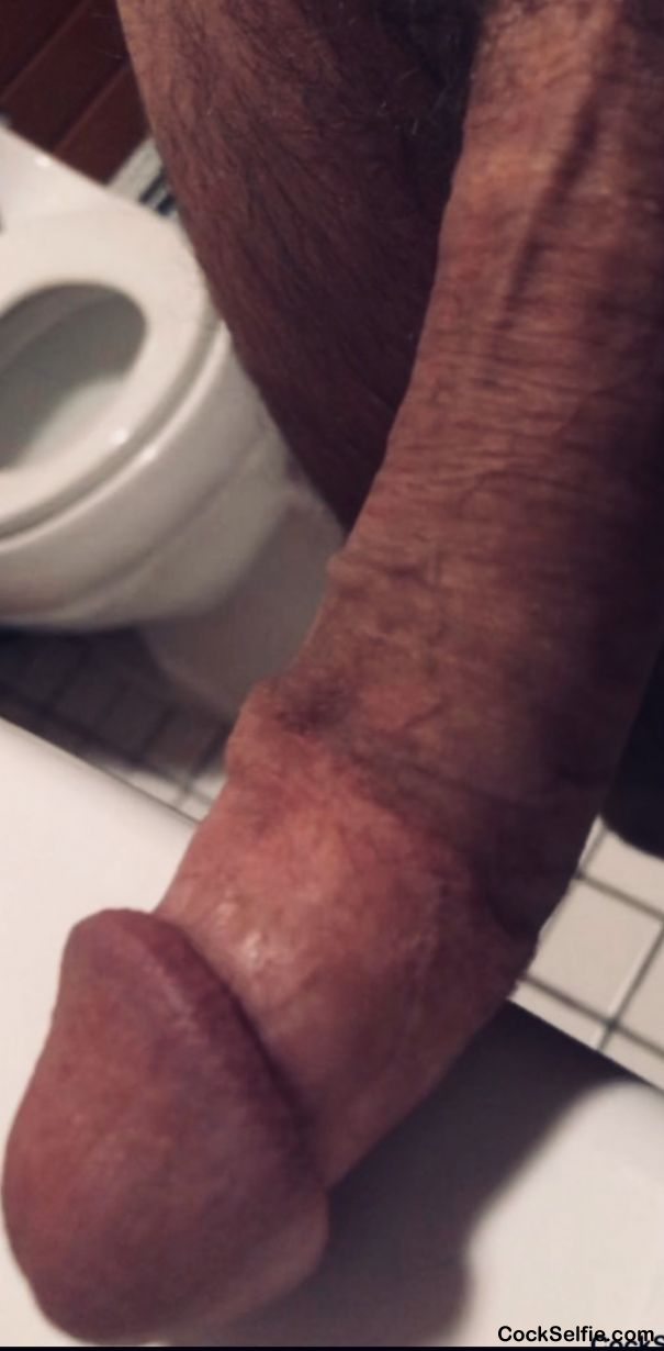 Going to stretch all my wifes holes - Cock Selfie
