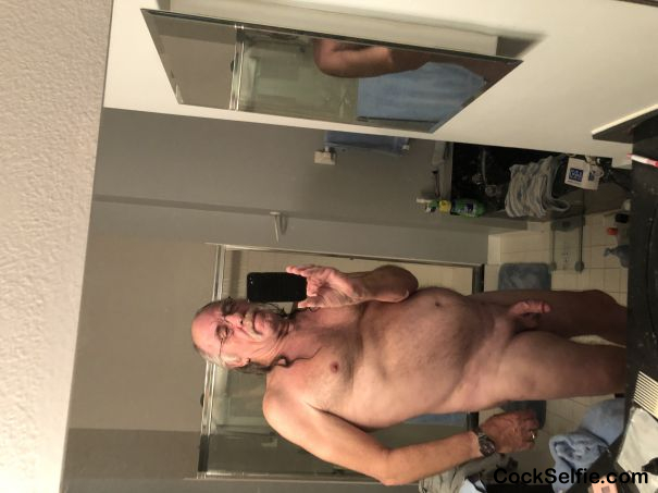 Dressed for the beach! - Cock Selfie