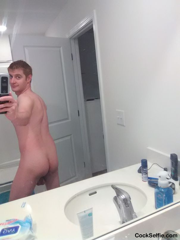 cute boy butt - Cock Selfie