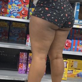 My sister at Walmart - Cock Selfie