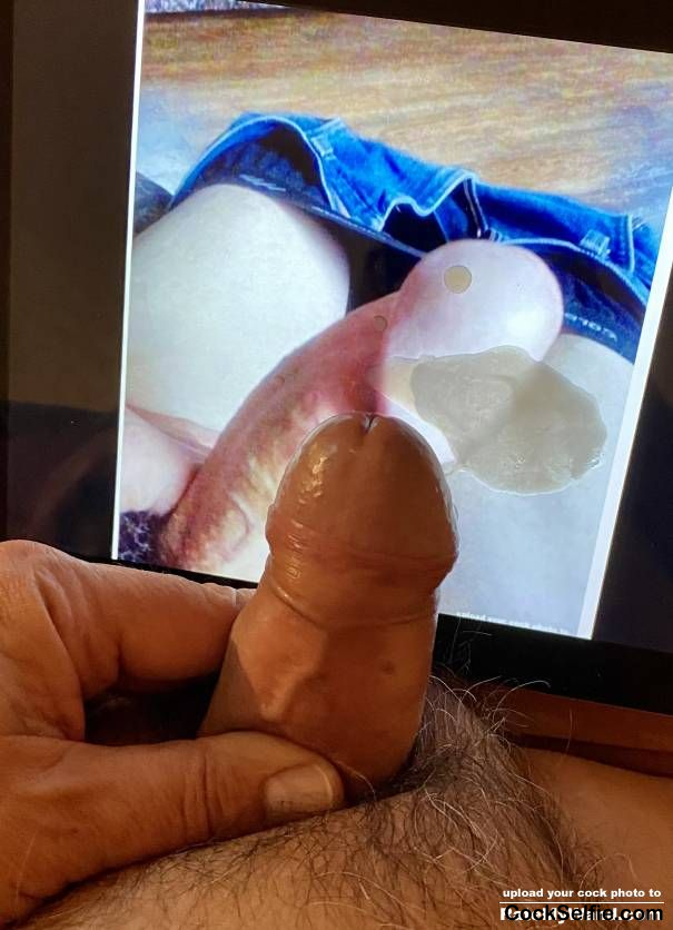 He cum on my cock - Cock Selfie