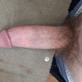 Cock out of pants today, looks sexy - Cock Selfie