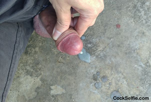 Ouch! - Cock Selfie