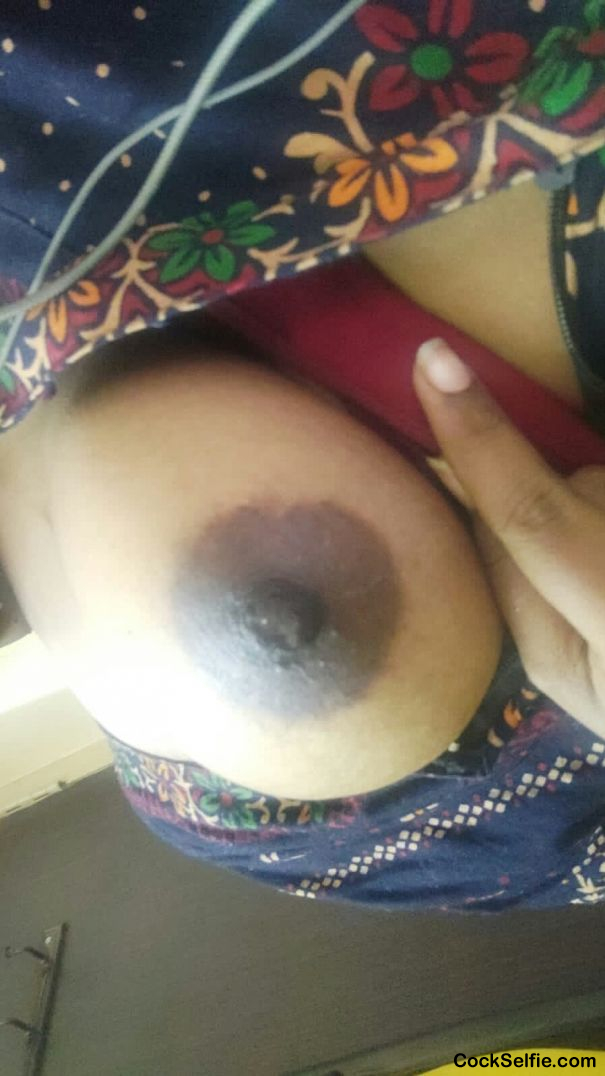 Suck my nipple - Cock Selfie