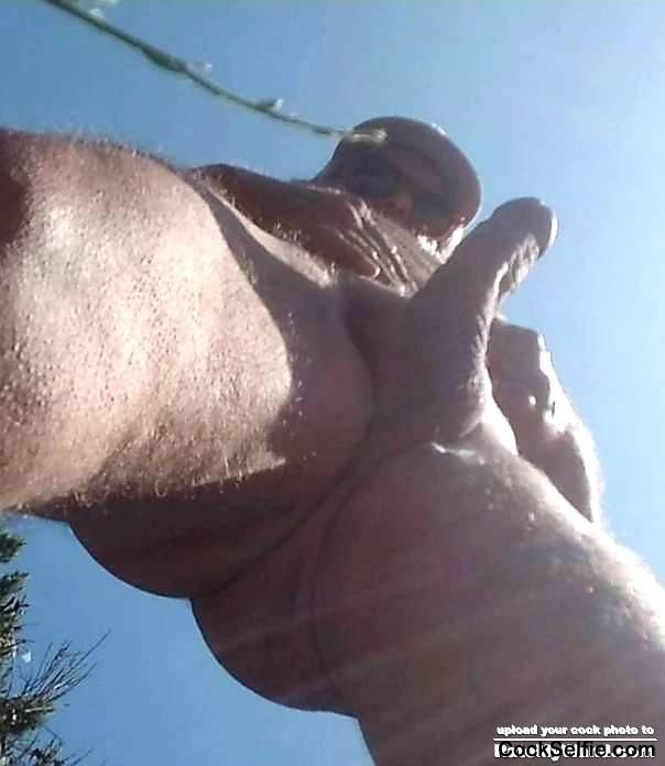 I went for a little walk like this - Cock Selfie