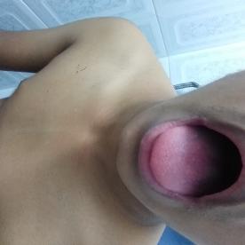fill my mouth with some cum - Cock Selfie